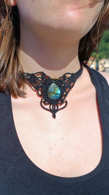 Collier Labradorite "Gaia"